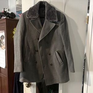 Gray Pea Coat